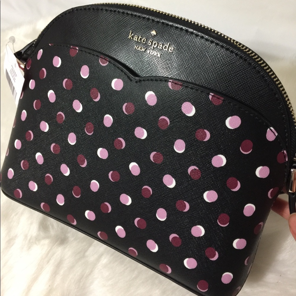 NWT Kate Spade Black Payton Dome Crossbody Bag - Picture 2 of 13